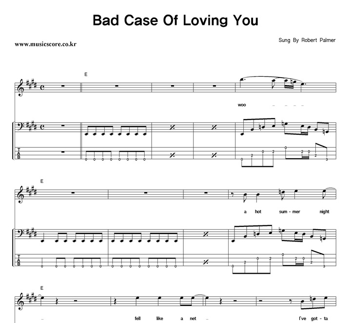 Robert Palmer Bad Case Of Loving You  ̽ Ÿ Ǻ