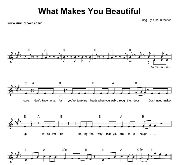 One Direction What Makes You Beautiful Ǻ