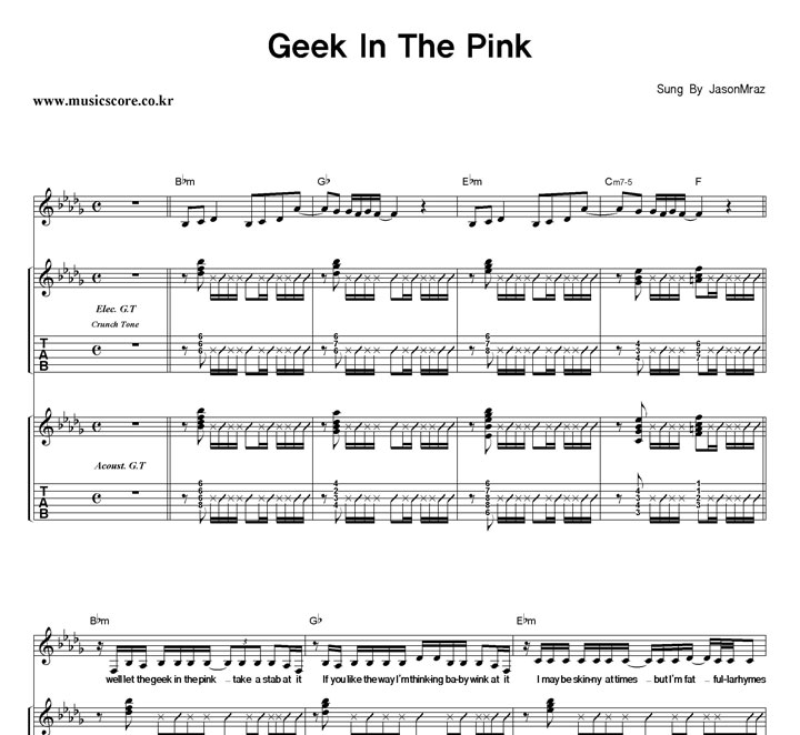 Jason Mraz Geek In The Pink  Ÿ Ÿ Ǻ