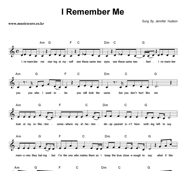 Jennifer Hudson I Remember Me Ǻ