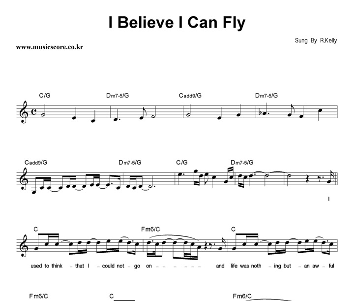 R.Kelly I Believe I Can Fly Ǻ