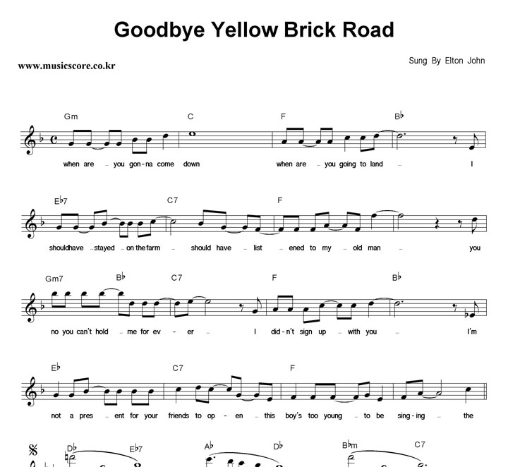 Elton John Goodbye Yellow Brick Road Ǻ