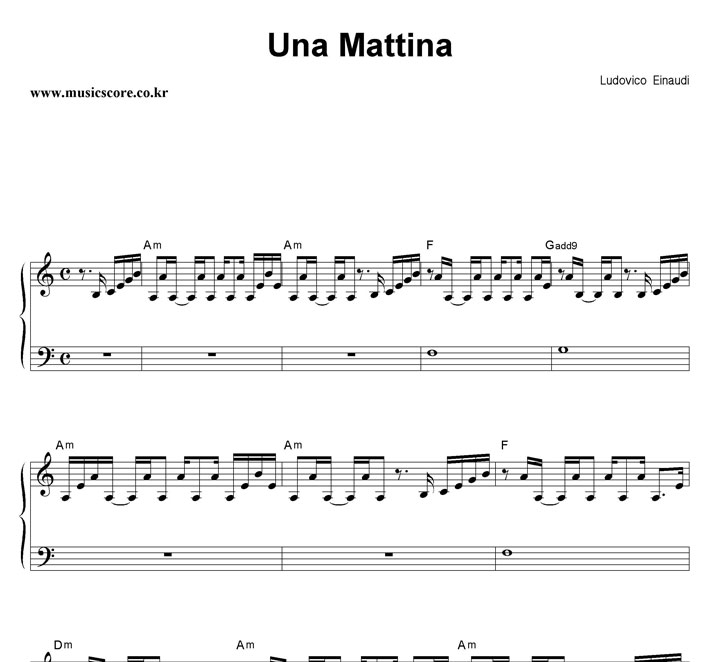 Ludovico Einaudi Una Mattina �ǾƳ� �Ǻ�