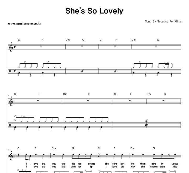 Scouting For Girls She's So Lovely  巳 Ǻ