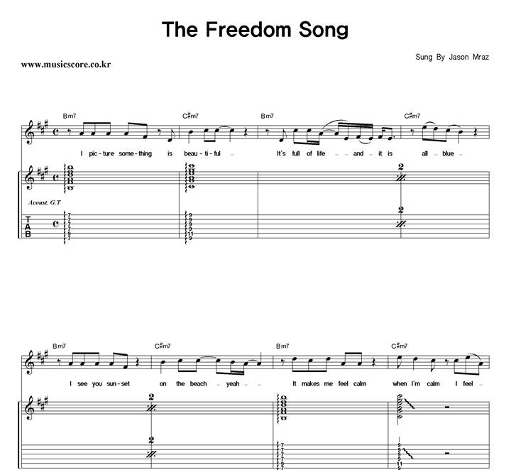Jason Mraz The Freedom Song  Ÿ Ÿ Ǻ