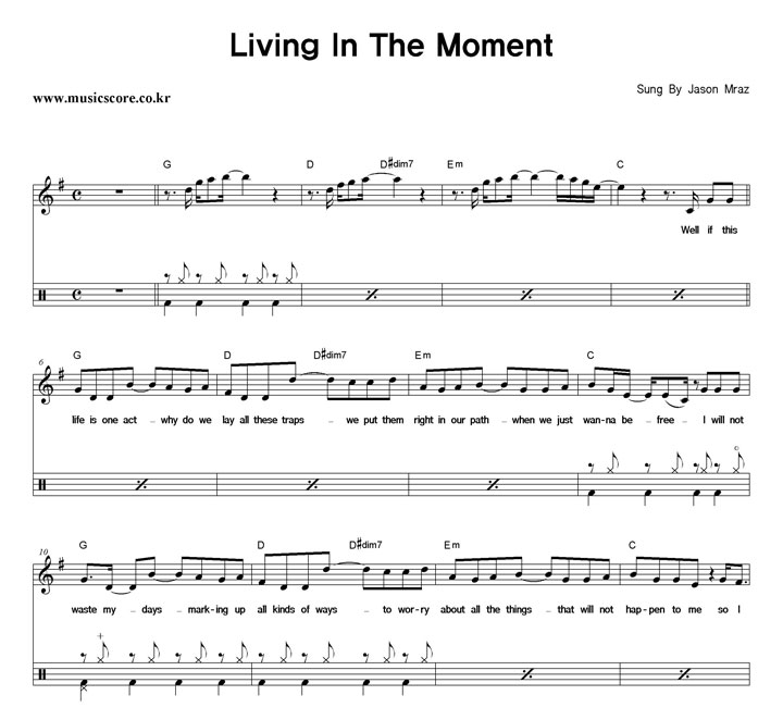 Jason Mraz Living In The Moment  巳 Ǻ