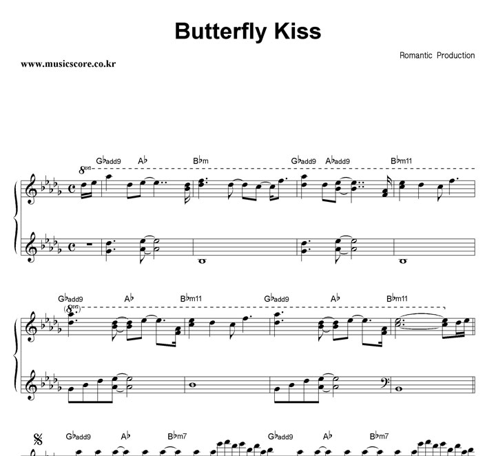 Romantic Production Butterfly Kiss ǾƳ Ǻ