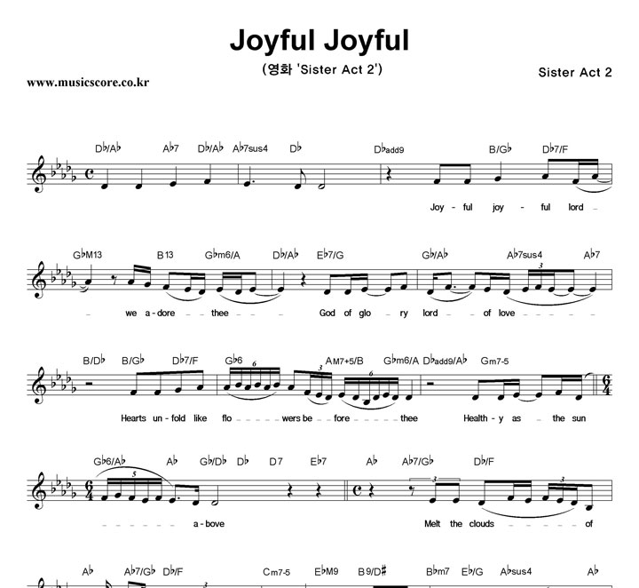 Sister Aact 2 Joyful Joyful Ǻ