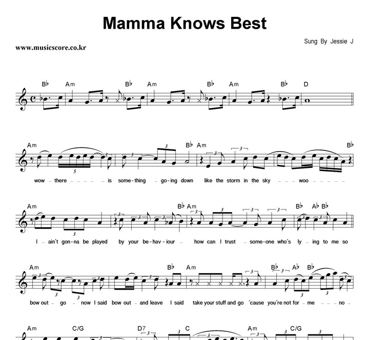 Jessie J Mamma Knows Best Ǻ