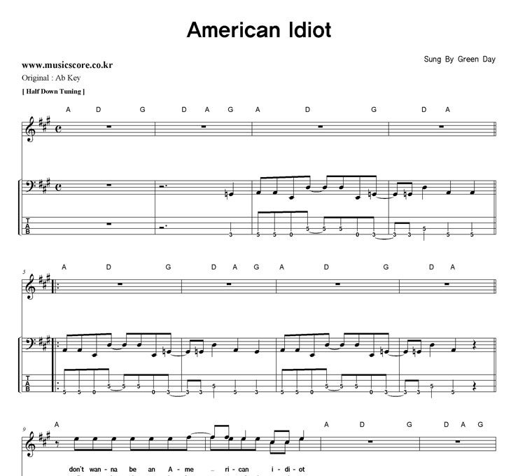 Green Day American Idiot   AŰ ̽ Ÿ Ǻ