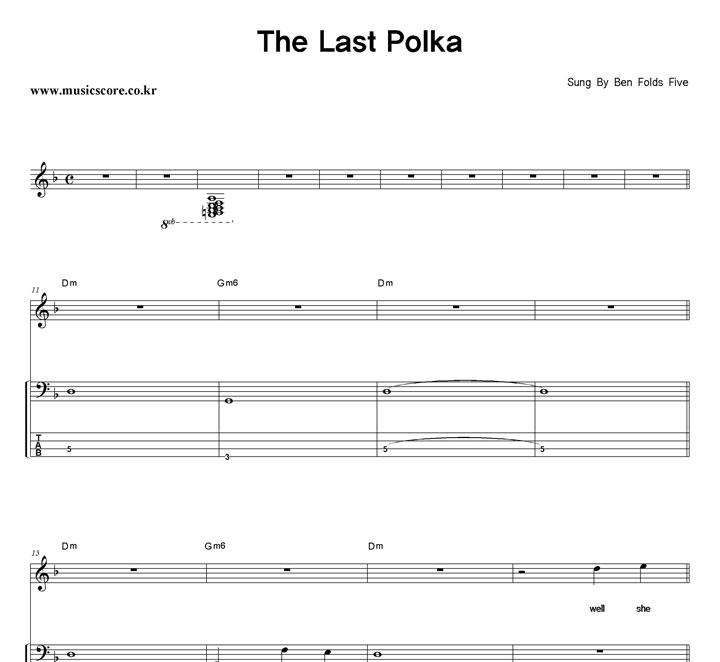 Ben Folds Five The Last Polka  ̽ Ÿ Ǻ
