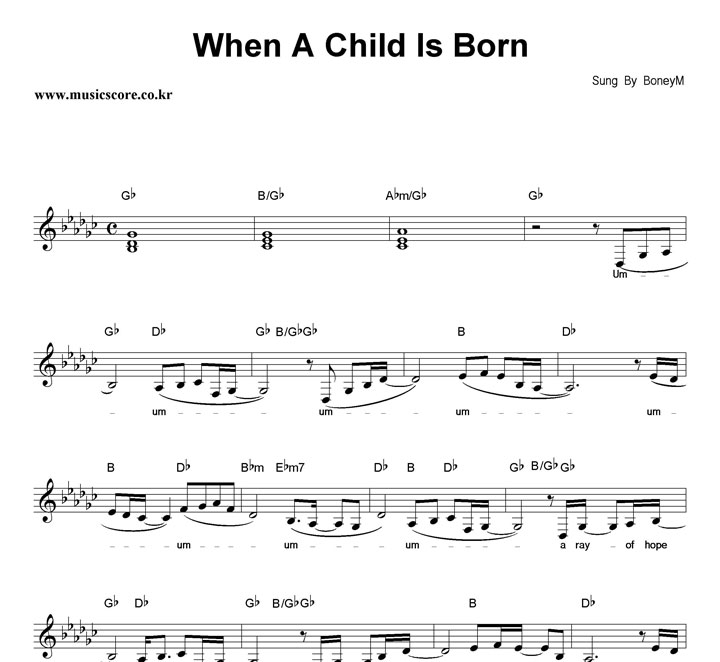 Boney M. When A Child Is Born ǾƳ Ǻ