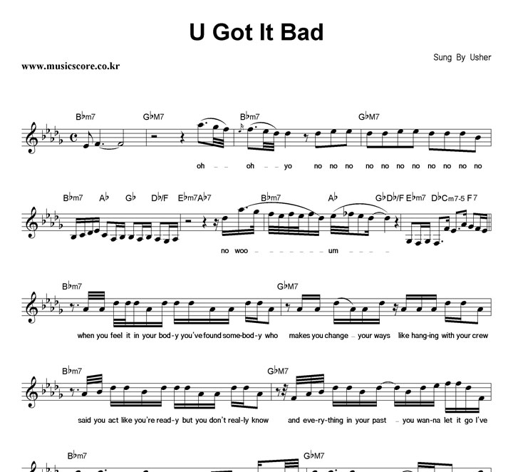 Usher U Got It Bad Ǻ