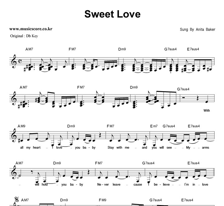 Anita Baker Sweet Love  CŰ Ǻ