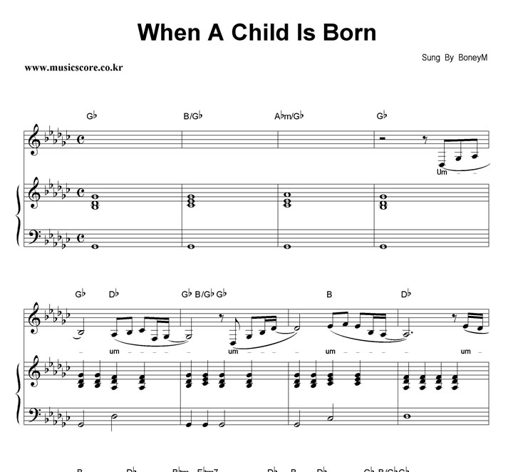 Boney M. When A Child Is Born Ǻ
