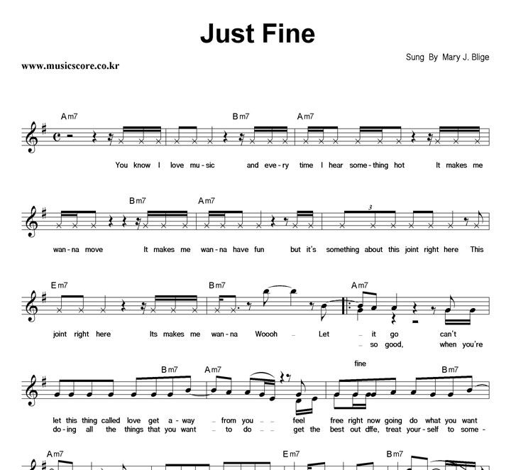 Mary J. Blige Just Fine Ǻ
