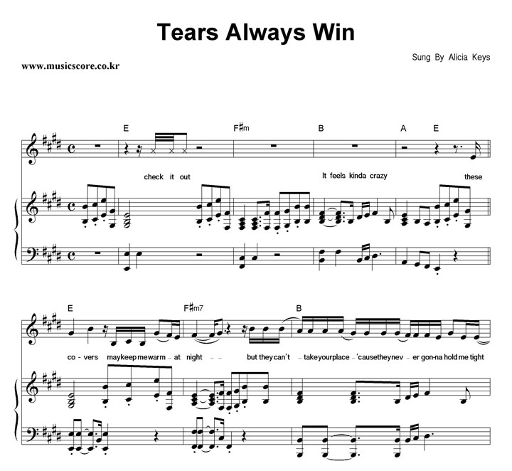 Alicia Keys Tears Always Win ǾƳ Ǻ