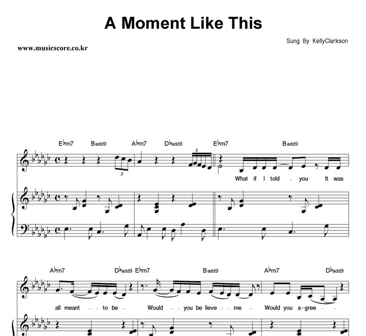 Kelly Clarkson A Moment Like This ǾƳ Ǻ