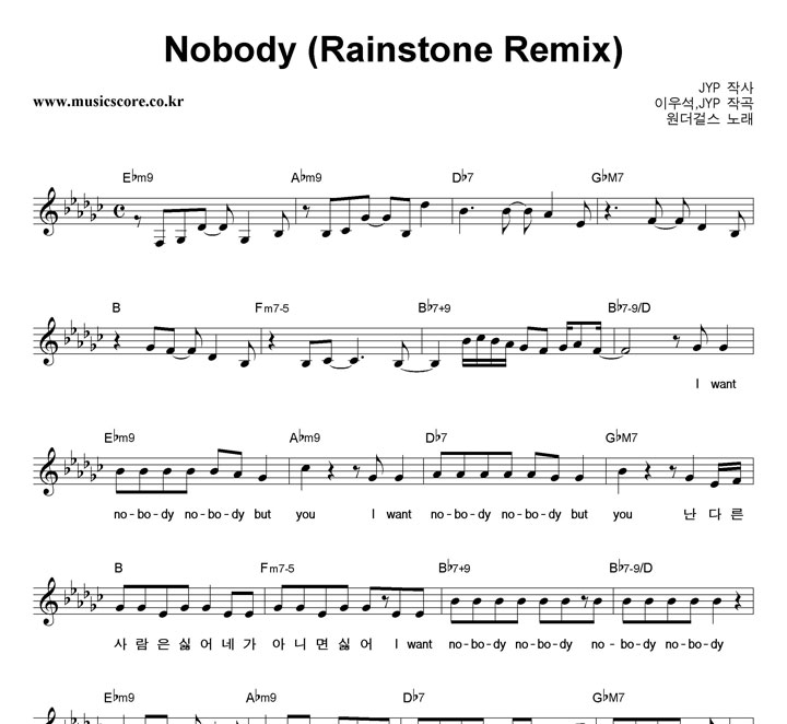 ɽ Nobody (Rainstone Remix) Ǻ