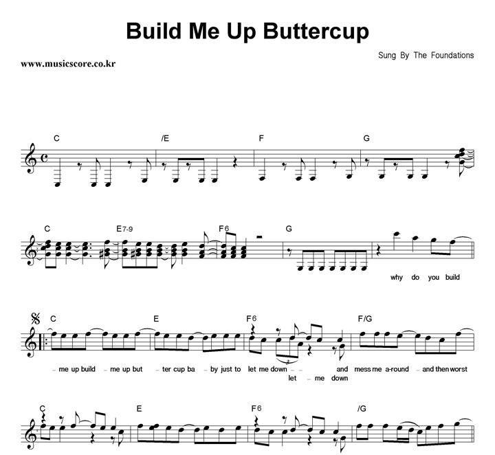 The Foundations Build Me Up Buttercup Ǻ