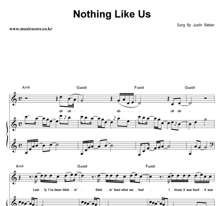 Justin Bieber Nothing Like Us ǾƳ Ǻ