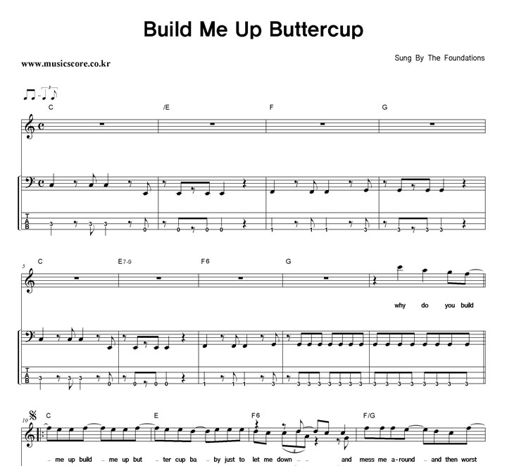 The Foundations Build Me Up Buttercup  ̽ Ÿ Ǻ