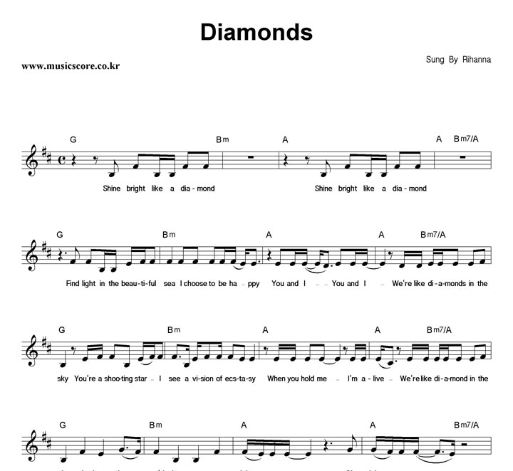 Rihanna Diamonds Ǻ