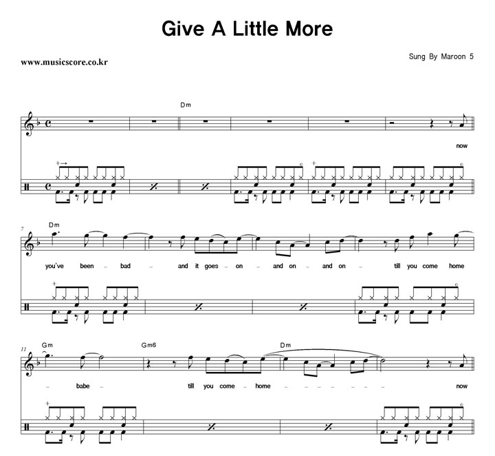 Maroon5 Give A Little More  巳 Ǻ