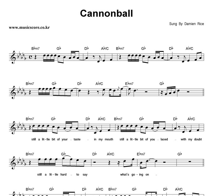 Damien Rice Cannonball Ǻ