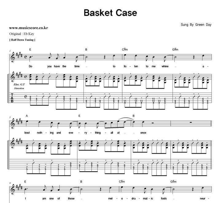 Green Day Basket Case   EŰ Ÿ Ÿ Ǻ