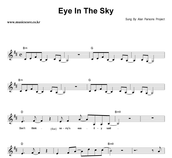 Alan Parsons Project Eye In The Sky Ǻ