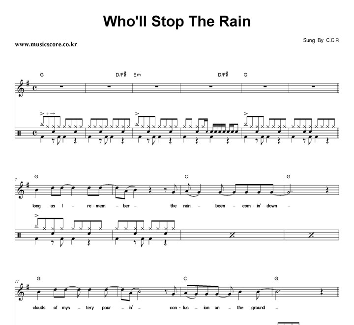 C.C.R Who'll Stop The Rain  巳 Ǻ