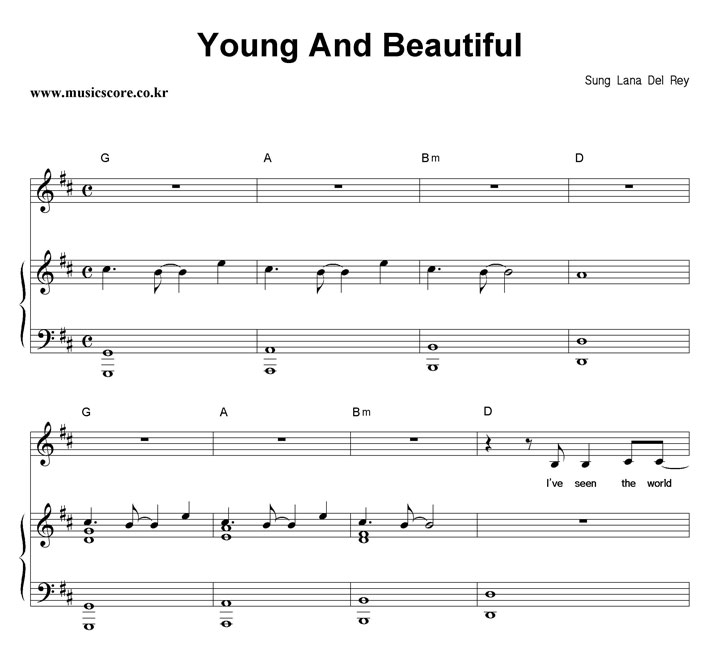 Lana Del Rey Young And Beautiful ǾƳ Ǻ