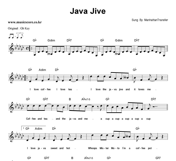 Manhattan Transfer Java Jive Ǻ