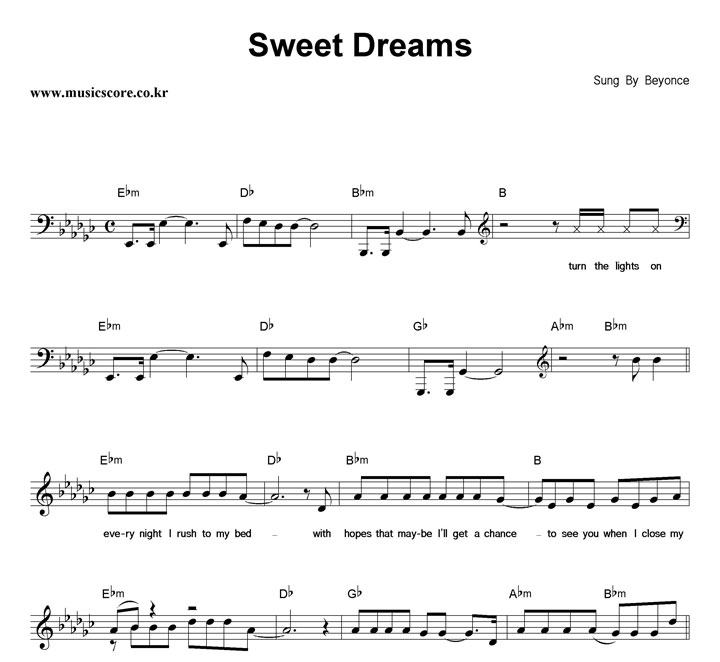 Beyonce Sweet Dreams Ǻ