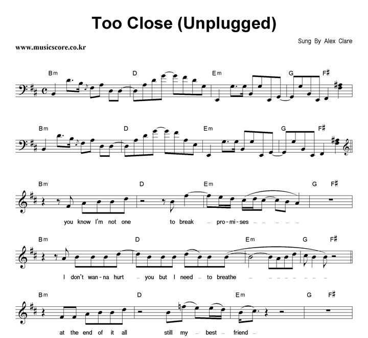 Alex Clare Too Close (Unplugged) Ǻ