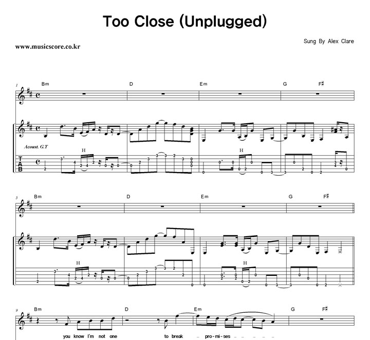 Alex Clare Too Close (Unplugged) Ÿ Ÿ Ǻ