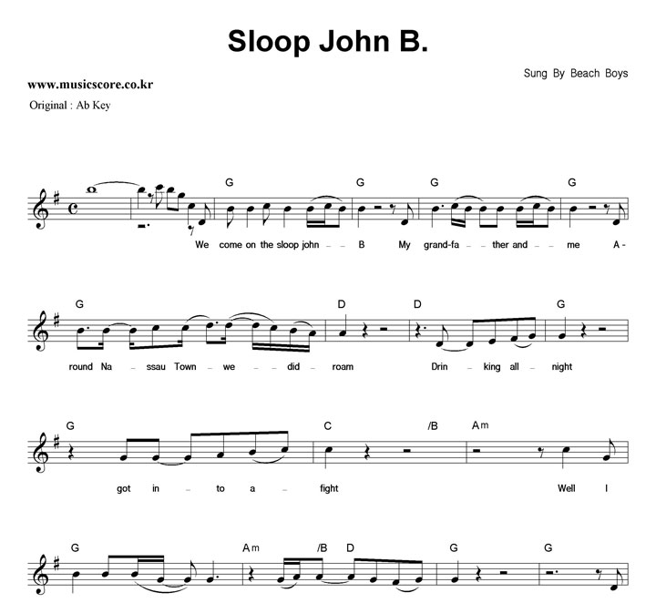 The Beach Boys Sloop John B.  GŰ Ǻ