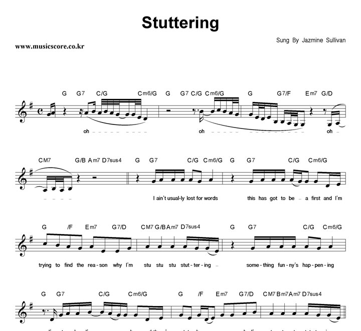Jazmine Sullivan Stuttering Ǻ