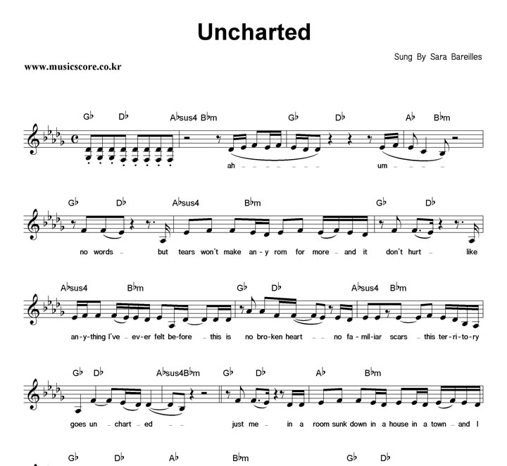 Sara Bareilles Uncharted Ǻ