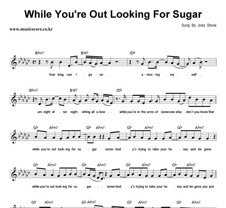 Joss Stone While You're Out Looking For Sugar-JossStone Ǻ