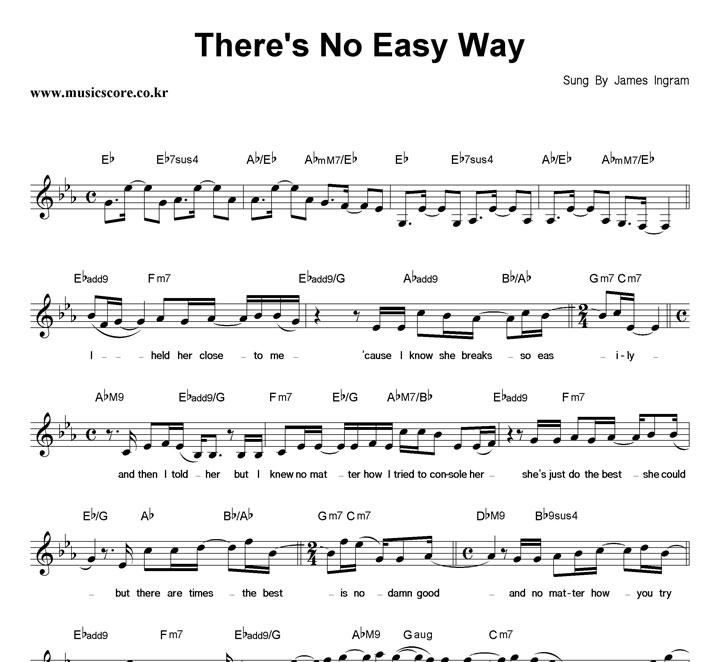 James Ingram There's No Easy Way Ǻ