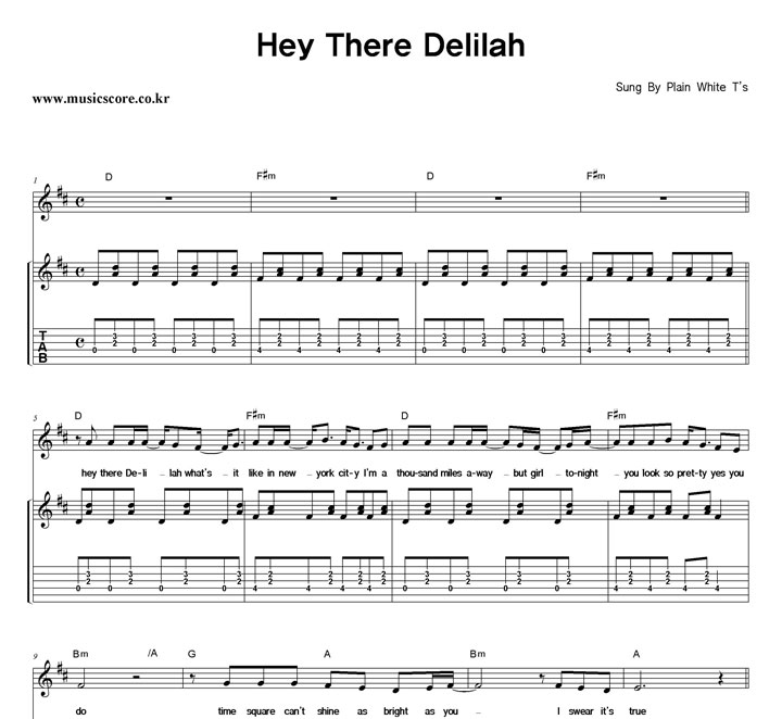 Plain White T's Hey There Delilah Ÿ Ÿ Ǻ