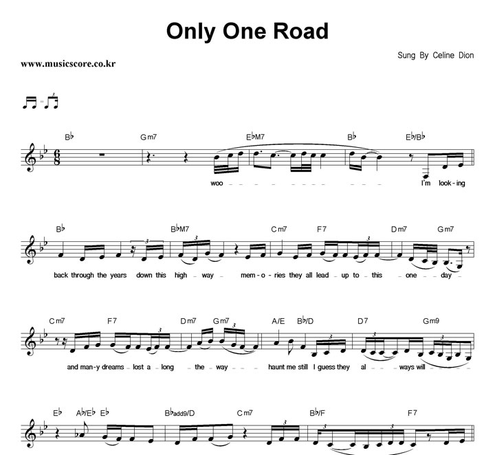 Celine Dion Only One Road Ǻ