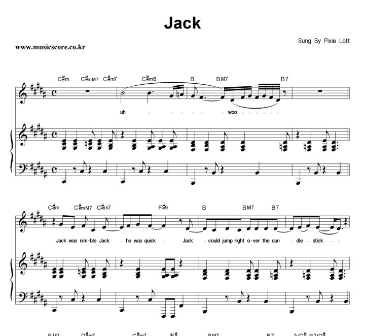 Pixie Lott Jack ǾƳ Ǻ