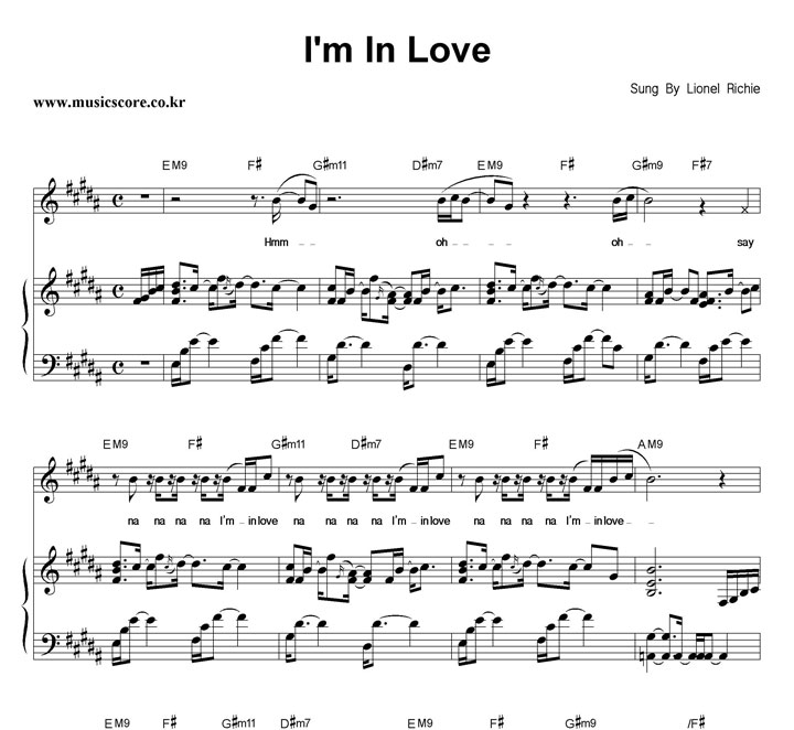 Lionel Richie I'm In Love ǾƳ Ǻ