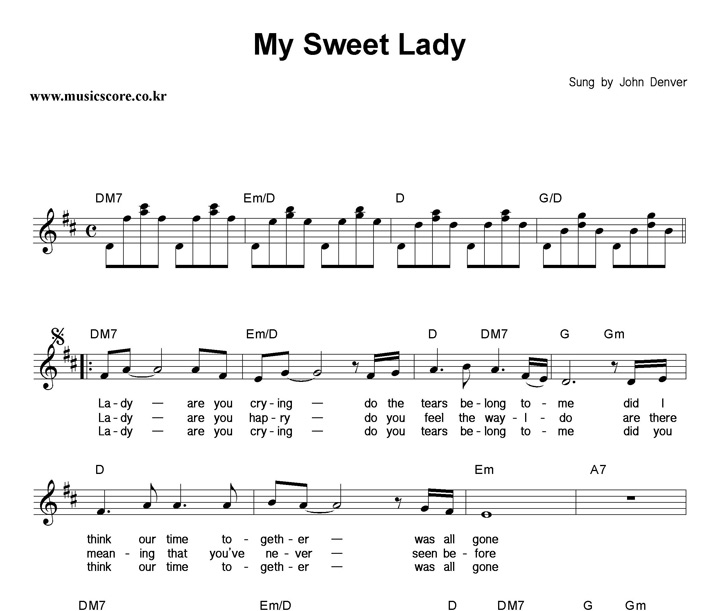 John Denver My Sweet Lady Ǻ