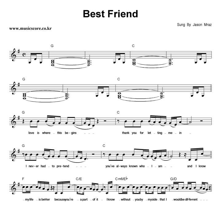 Jason Mraz Best Friend Ǻ