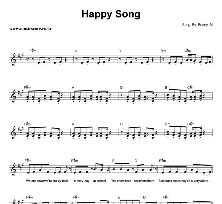 Boney M. Happy Song Ǻ