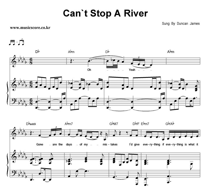 Duncan James Can't Stop A River ǾƳ Ǻ
